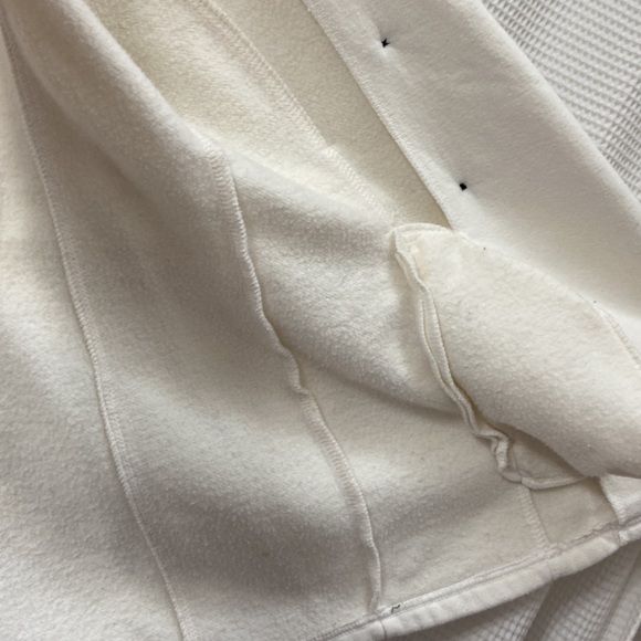 Women’s Sebby white and black-buttoned pea coat like jacket. Size XS - Picture 8 of 11